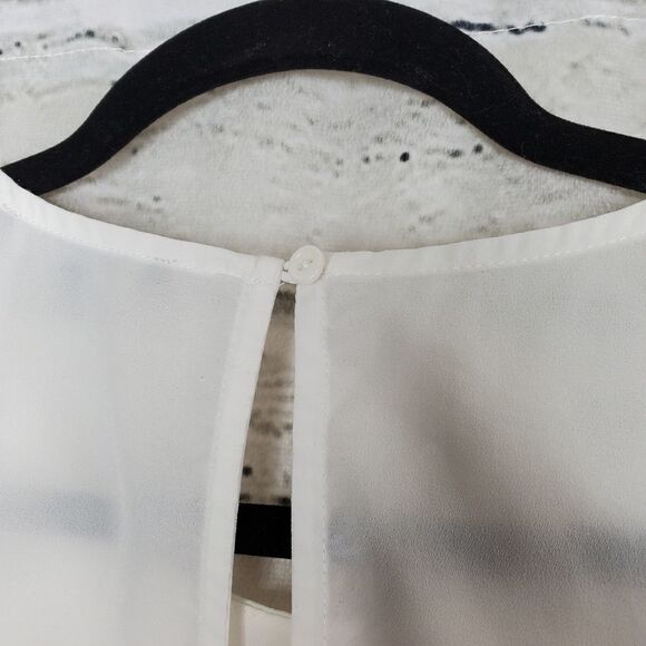 Sanctuary white Sleeveless tanktop Rayon small - Picture 2 of 8